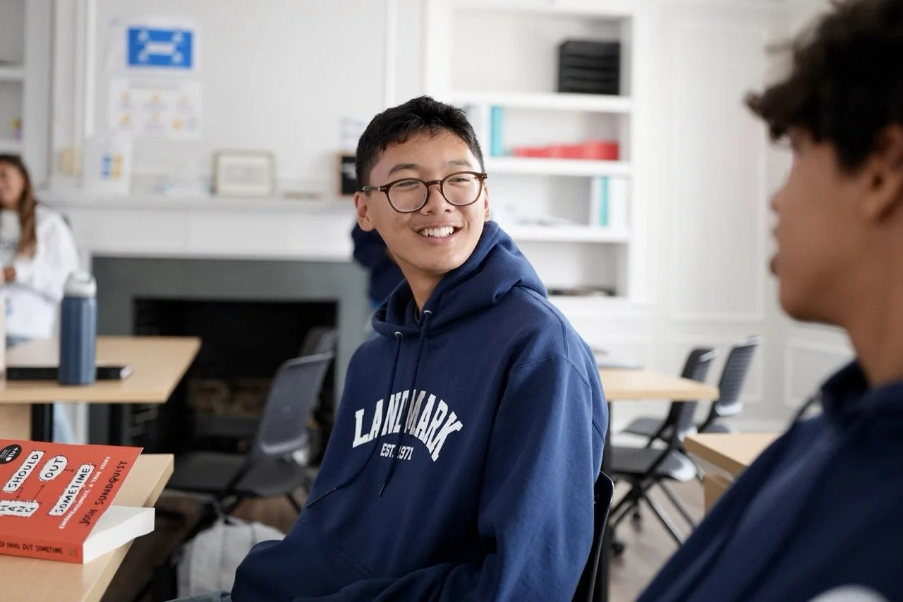 student smiling